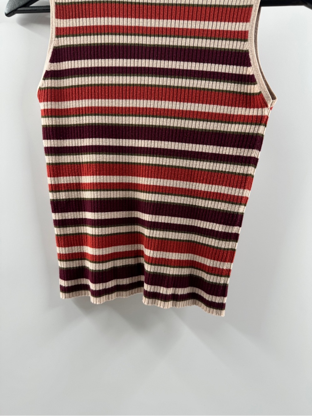 Rue21 Striped Ribbed Sweater Tank Top – Women's Large - Picture 8 of 8